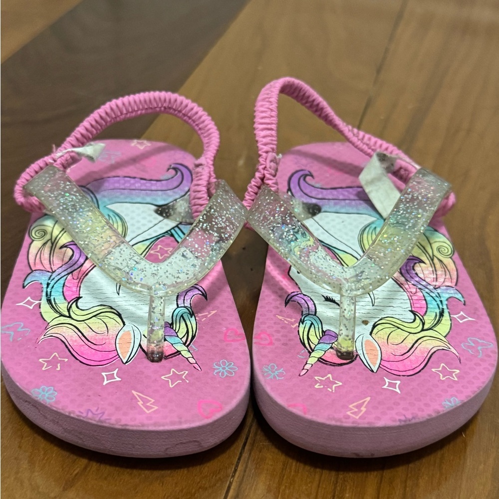Pink Unicorn Kids Sandals - Picture 5 of 8